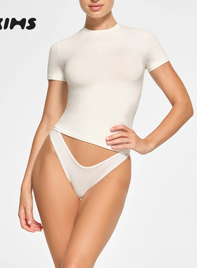 SKIMS HIRE COTTON JERSEY娜扎朱珠赵露思易梦玲同款上衣短袖T恤