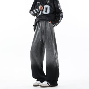 渐变潮牌卫裤 男士 男春季 款 LA2025新款 直筒休闲裤 百搭运动束脚裤