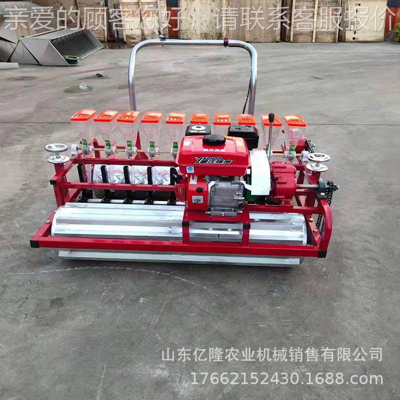 手推式小精粒菜籽播机 生yl-bzj菜辣点播机 紫椒苏柴种胡播机