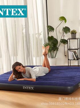 INTEX64759充气床垫家用双人单人户外便携午休床