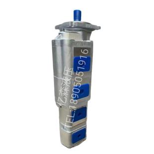 08右旋14键127止口规格齐全 中联吊车25吨四联齿轮泵KPHR63