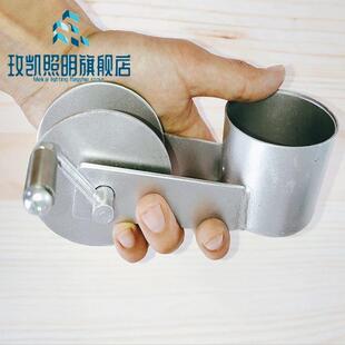 铁墨斗线工地放线专业铁制铝合金老式手摇耐摔木工装修划线器