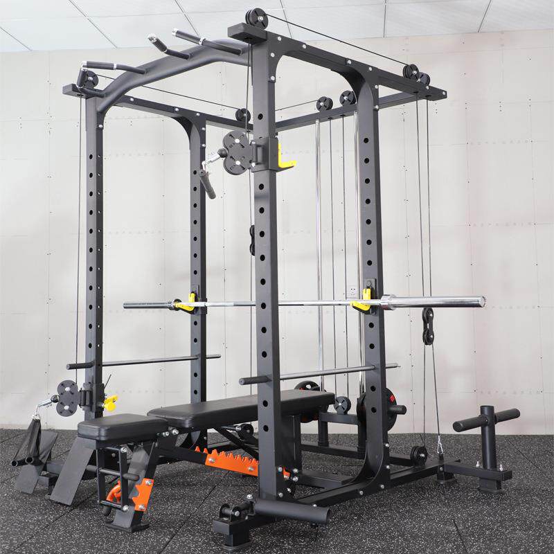 框式自由深蹲卧推架商用组合健身器材综合训练器龙门架家用小飞鸟