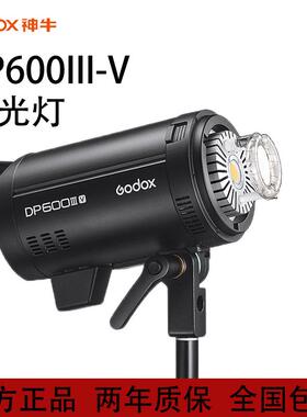 神牛DP600III-V四代影棚闪光灯600w摄影灯室内大型影室灯家居人像