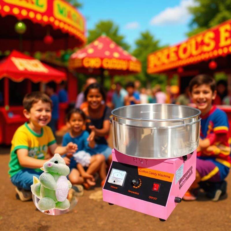 商用电热棉花糖机全自动儿童彩色花式拉丝糖网红摆摊休闲小吃设备
