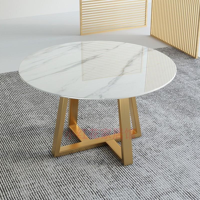 新金属大理石圆桌腿支架岩板茶几会议圆形桌脚支撑架餐桌架底座定