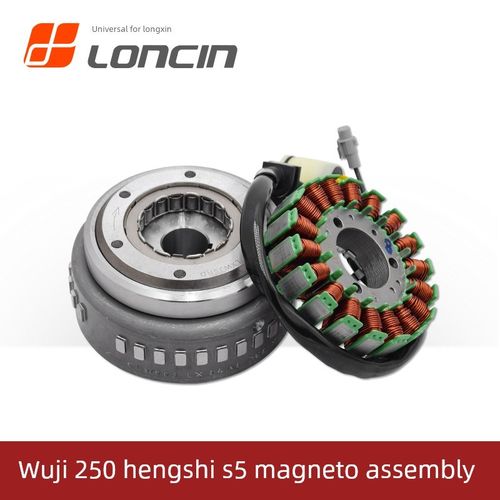 vge无级250Rr恒健S5 Lx250Gs-3龙鑫Ke250发动机电磁缸转子线圈