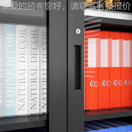 定制钢制装文件柜柜铁皮商务办公柜收纳柜档ZY-文件案柜资料械储