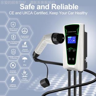 新源电桩电充动汽车通汽车充电用能器跨境商534用家用交流电充电