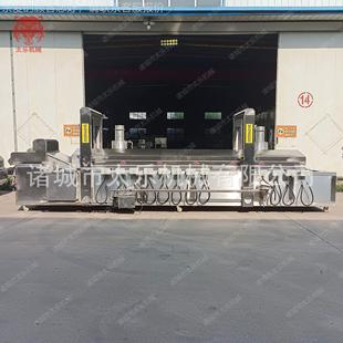 红薯条油炸备流水线裹浆品油炸设自全动产DAQ控温油炸流水线油炸