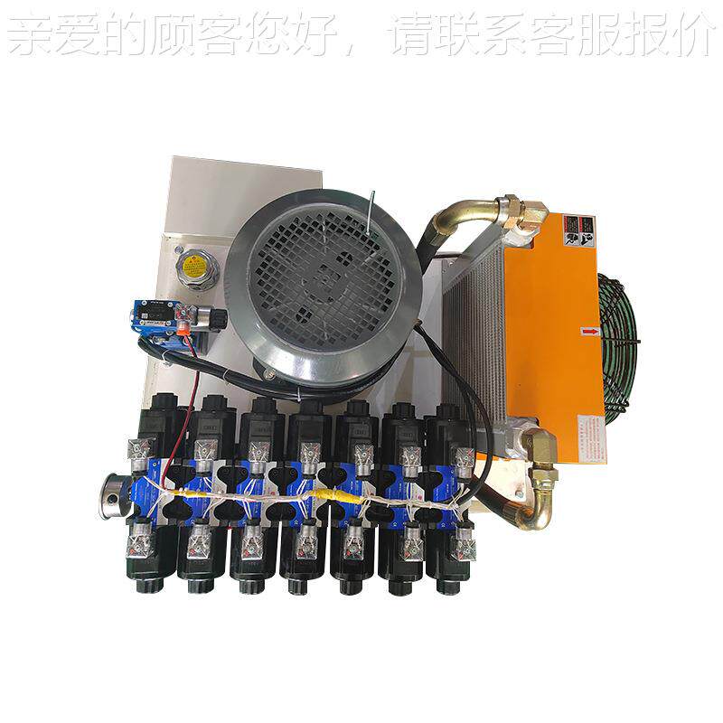 液压站统 电池阀压24压V 1电6.8L/CUI分钟液站 液压传动系统系厂
