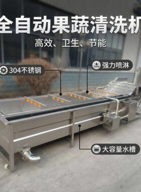 豆自动清洗机气泡式水果蔬残菜MAGA-102农产品去留清洗连机续净菜