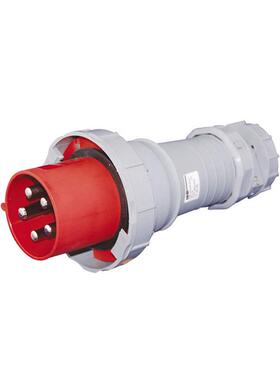 工业插头55025P125A防水防尘防雨插头IP67明装移动插头380V