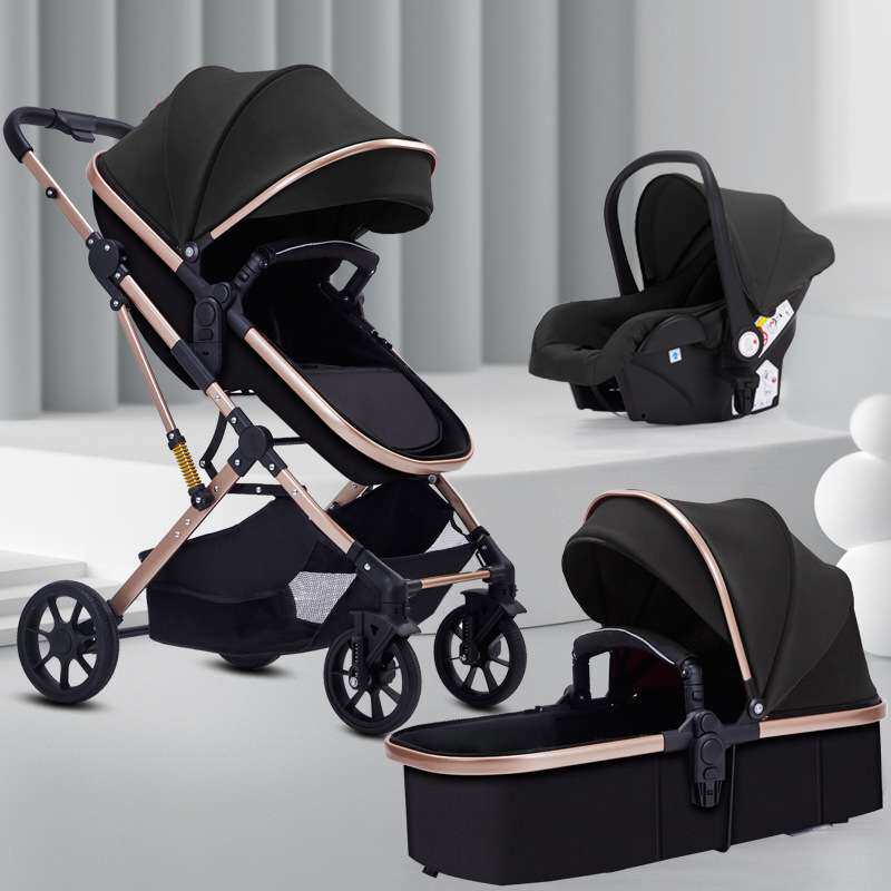 婴儿推车景观双向可坐躺折叠提摇篮儿童多功能婴儿车宝宝遛娃神器