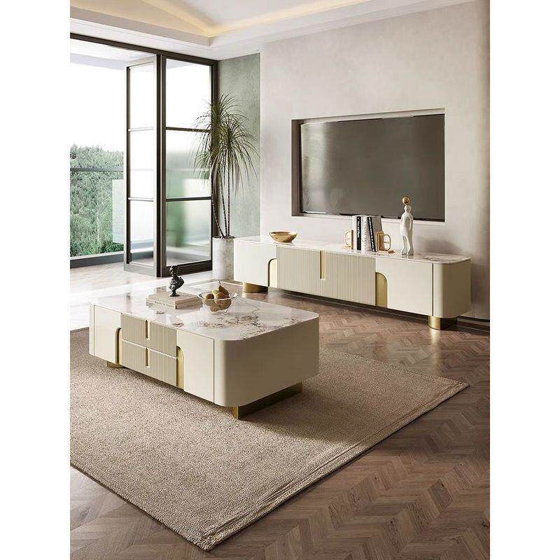 TK208#轻奢岩板电视柜茶几客厅后现代简约小户型餐边柜玄关柜地