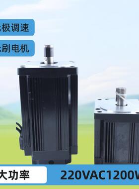220VAC1200W无刷电机110型直流无刷电机无极调速量大从优