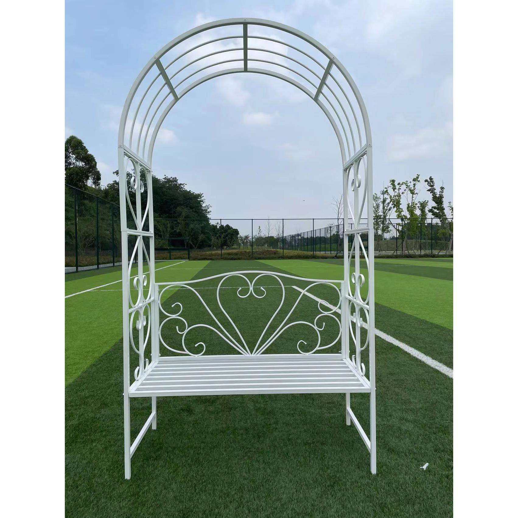 心形铁艺拱门座椅花架花园阳台室内植物架月季攀爬架欧式庭院,五金/工具,其他电线电缆,淘宝优惠券,粉丝福利购,淘宝优惠卷