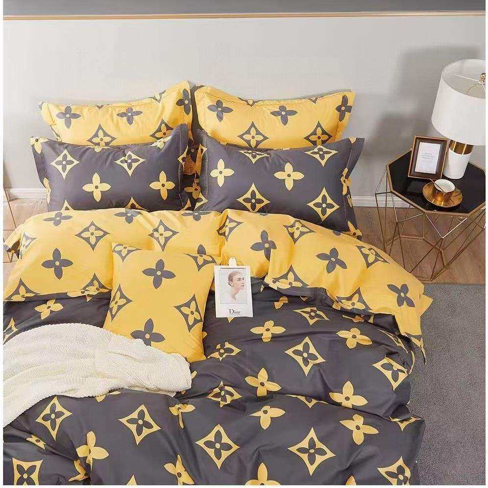 86M0美式轻奢风铂金凯丽棉四件套贡缎高品质大咖纯棉床单