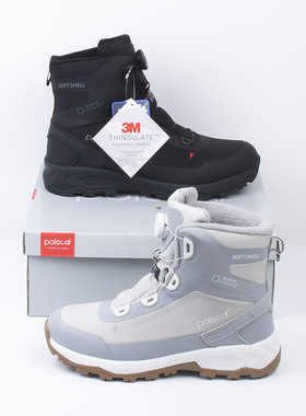 瑞典臭鼬 polecat冰上止滑外贸防水防风保暖雪地靴东北棉鞋男女