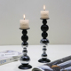 现代香薰蜡烛烛台摆件复古浪漫餐桌烛光晚餐道具家用装 饰蜡烛台