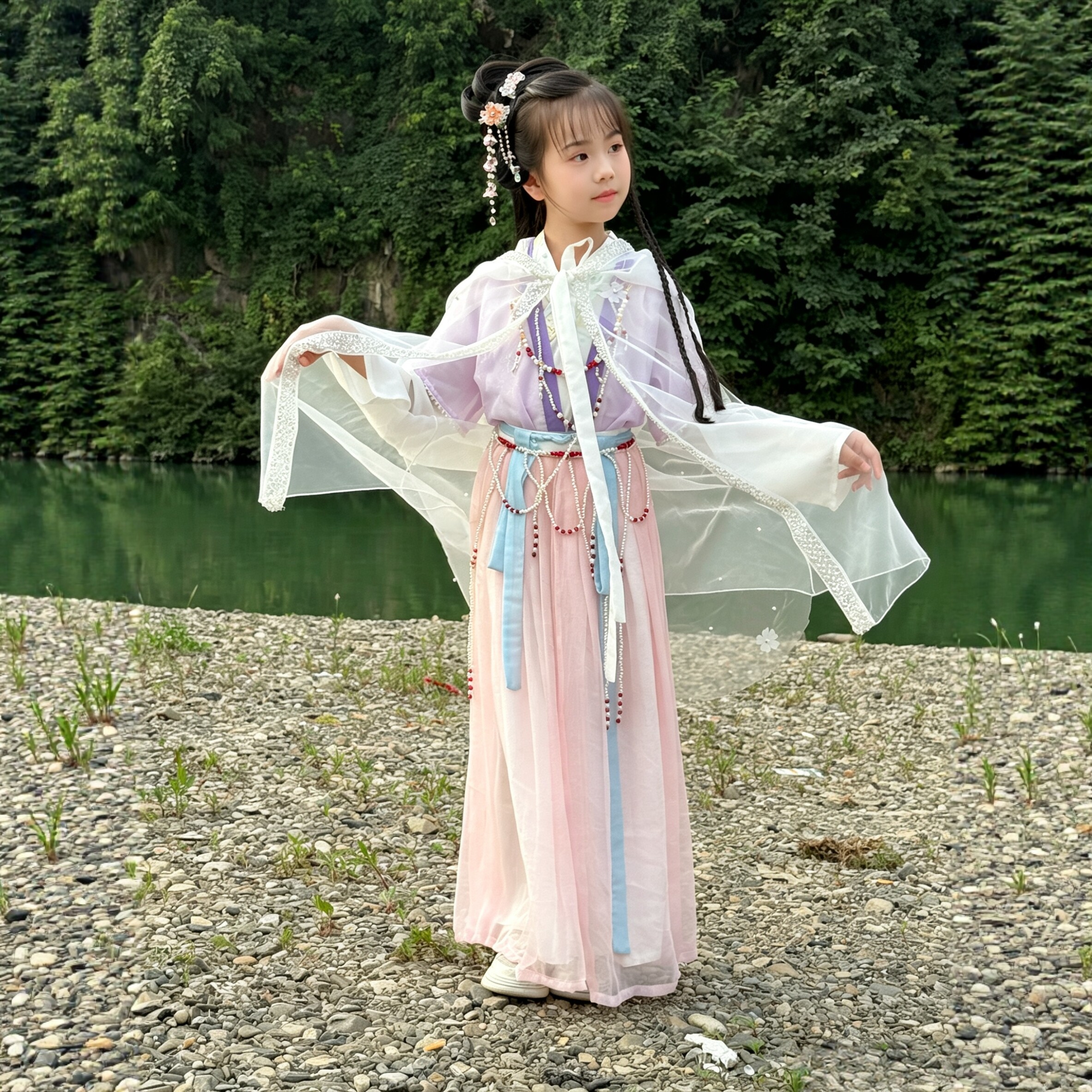 华姿仪赏原创小林黛玉汉服套装