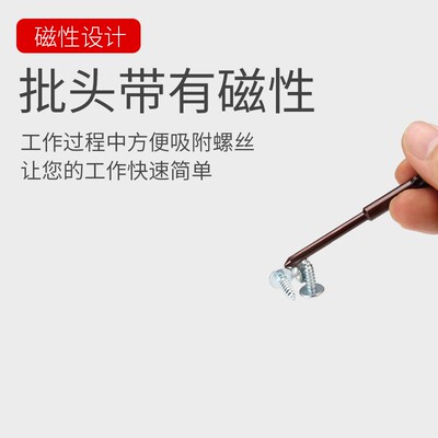 S2披头800电批头4mm十字电动螺丝刀头高硬度强磁套装PH0PH1十只装
