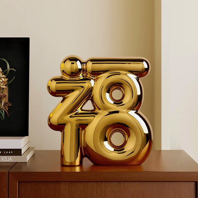 新年陶瓷福字家居玄关客厅电视柜酒柜装饰品乔迁新居礼品,家居饰品,装饰摆件,淘宝优惠券,粉丝福利购,淘宝优惠卷