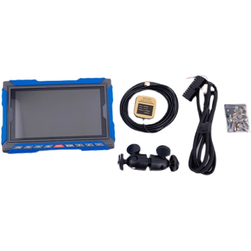 羽拓7寸大屏智能车载测亩仪量土地面积收割机精准测量仪四星定位