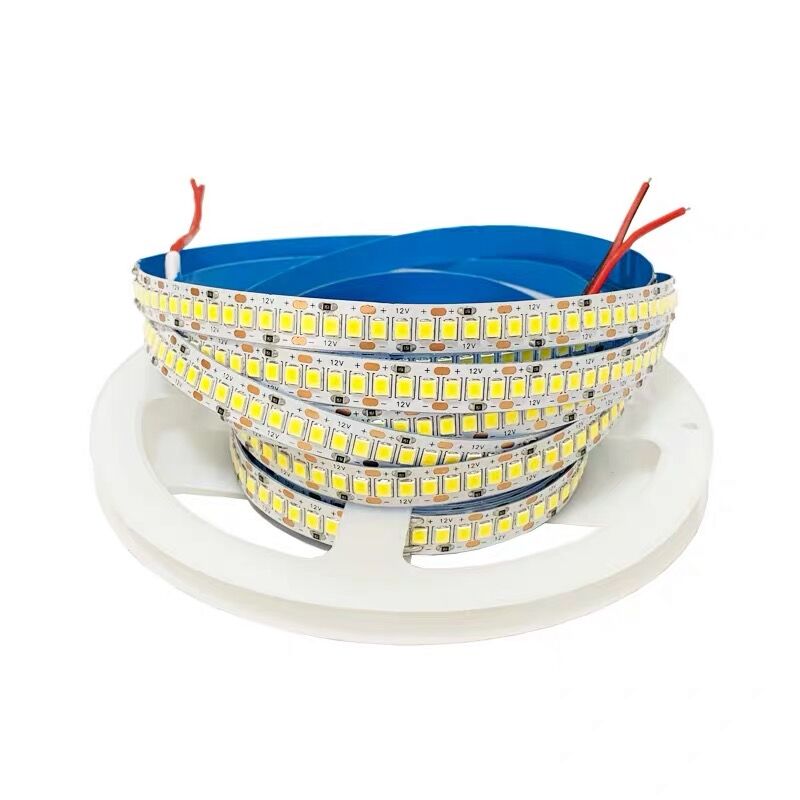 led灯带12v2835贴片240珠灯带高密高亮防水粘贴展示柜线条灯光带