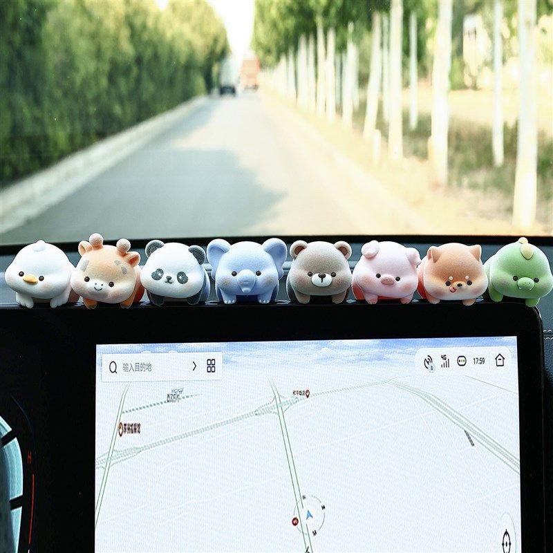 爱萌宠车载饰品中控屏幕趴趴公仔后视镜显示器装饰汽车内饰,家居饰品,装饰摆件,淘宝优惠券,粉丝福利购,淘宝优惠卷