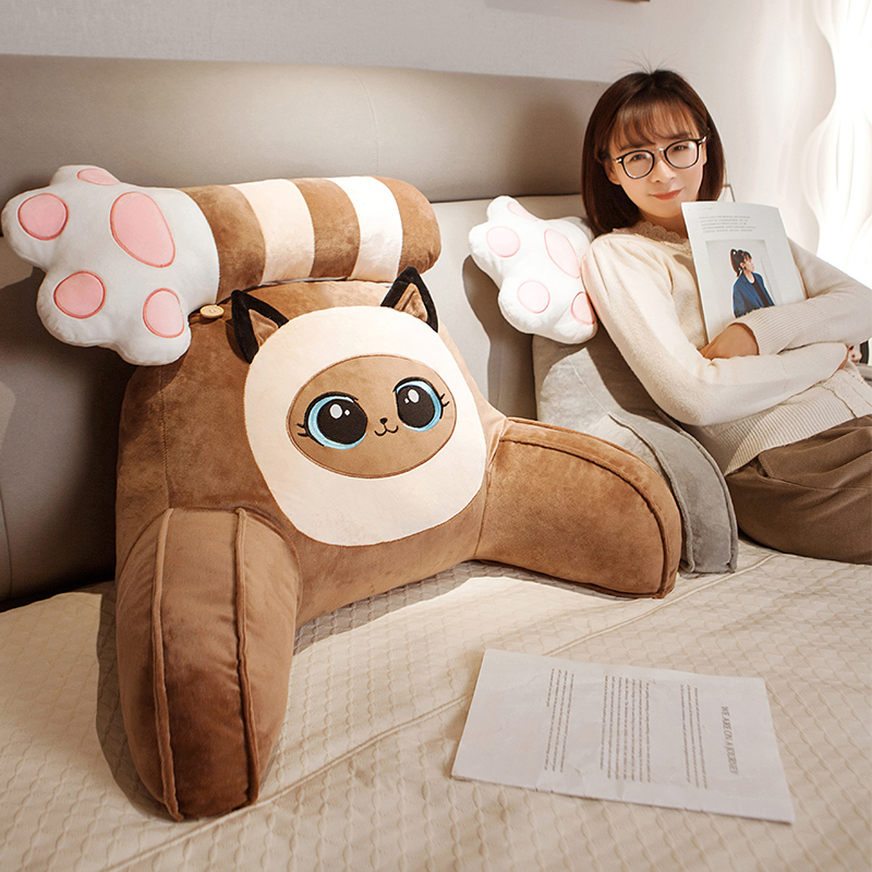 可爱靠枕床头靠垫大靠背宿舍学生枕头床上看书床靠护腰垫沙发抱枕