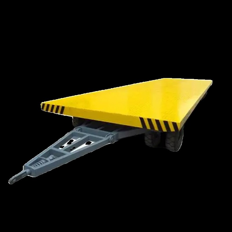 重型牵引平板拖车仓储运输拖挂车车间物流周转车四轮大吨位搬运车