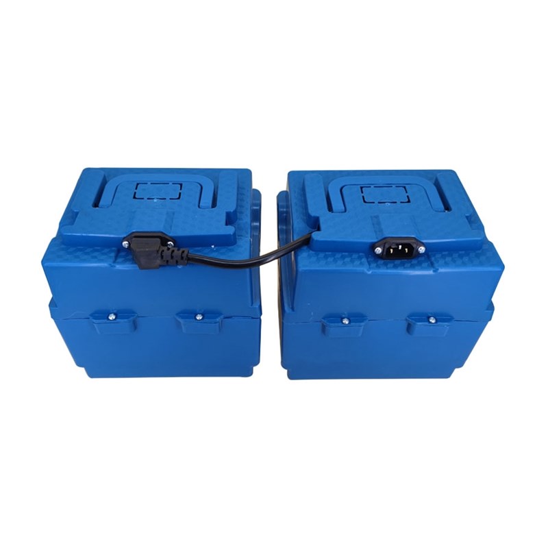 电动车电池盒48v电瓶盒子手提塑料铅酸壳24v12AH20电瓶分体盒外壳