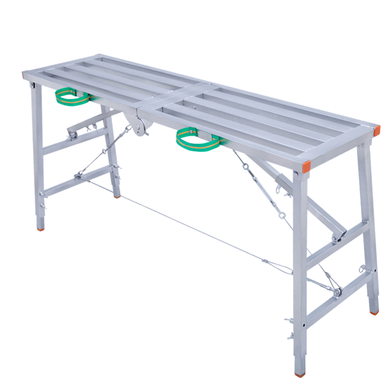 折叠多功能装修便携马凳刮腻子升降脚手架施工程梯子加厚室内平台