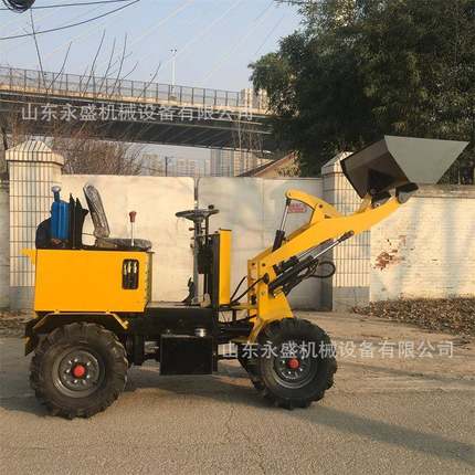 小型铲车装载机多功能建筑工程柴油四驱液压铲车建筑工地推土机