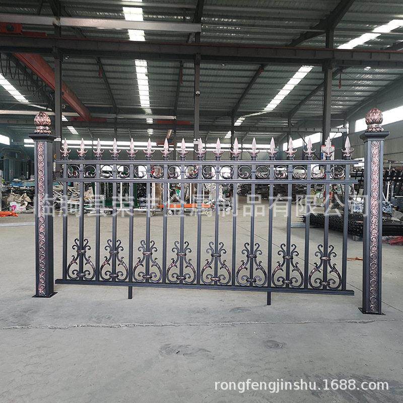 铝艺护栏厂家加工铝合金防护栏别墅小区庭院院墙护栏隔离栅栏