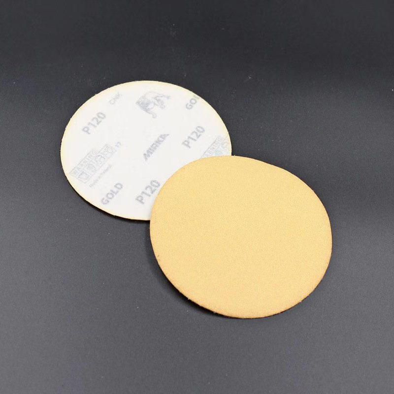 MIRKA芬兰磨卡5寸打磨砂纸 干磨砂纸 摩卡GOLD金牌背绒砂碟