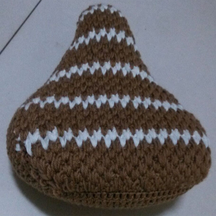 电动自行车毛线手工编织加厚针座套