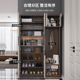 进门鞋 柜家用玄关柜一体靠墙带衣帽架轻奢入户多功能储物柜可定做