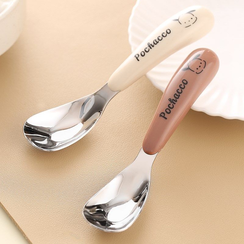 316不锈钢儿童勺宝宝喂饭勺家用汤匙婴幼儿小汤勺辅食元宝勺子,婴童用品,儿童勺,淘宝优惠券,粉丝福利购,淘宝优惠卷