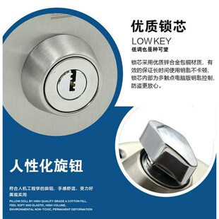 带有框玻璃门锁铝合金不锈钢包边门锁木门加厚单双推拉移趟门钩锁