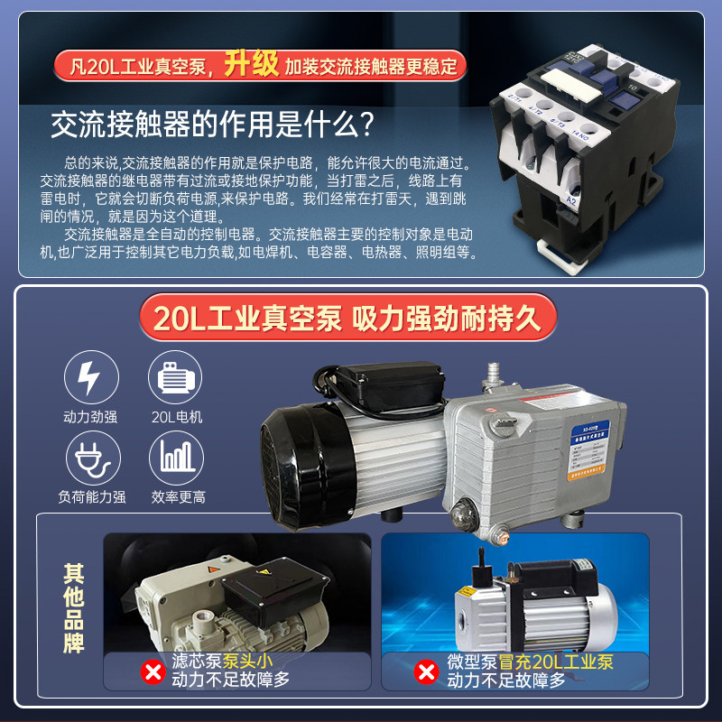 缘盛全自动熟食商用家用抽真空封口机打包机压缩机真空包装机干湿