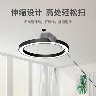 过年大扫除神器家用打扫卫生伸缩杆扫房顶扫灰擦灯除尘掸子不掉毛