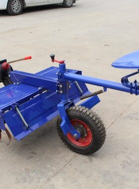 手扶拖拉机旋耕机单双面犁农用小型农机具起垄器犁开沟器防滑轮