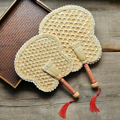 麦秆扇老式蒲扇夏季手摇儿