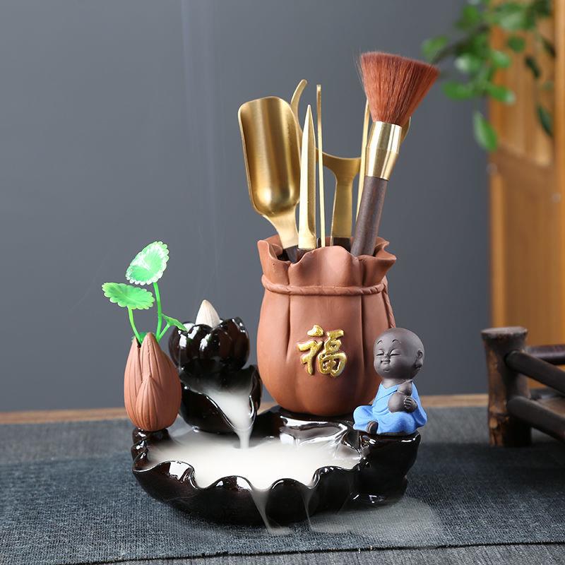 茶具配件大全茶道六君子套