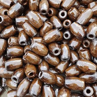 拉网渔网坠子穿孔拖网陶瓷养殖网网箱镀锌养殖通心加重角子配重