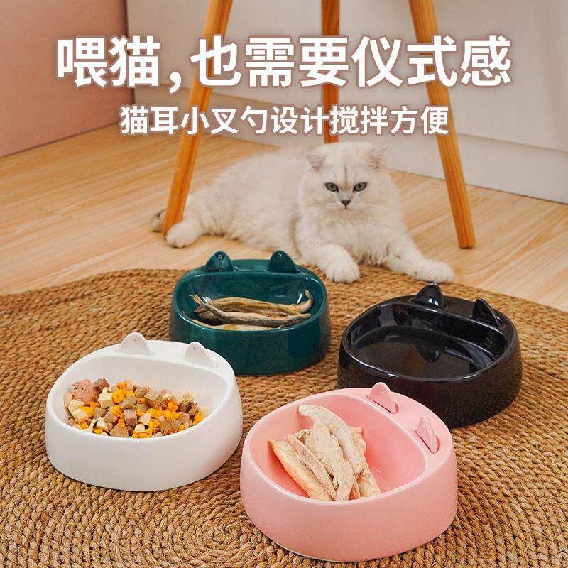 猫碗宠物猫咪用品罐头叉勺