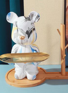 创意卡通暴力熊存钱罐摆件