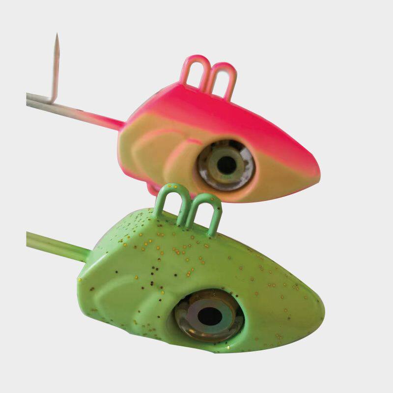 升级夜光天亚天亚带刀鱼双钩鱼钩铁板双爪带鱼铅头压鱼竿防咬杆